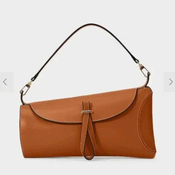 STAUD SOFYA SHOULDER BAG in Tan MSRP$395 Timeless Elegance